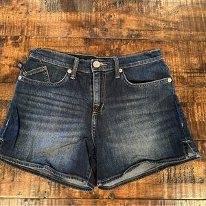 Rock & Republic Blue Jean Shorts with Cuffed Hem